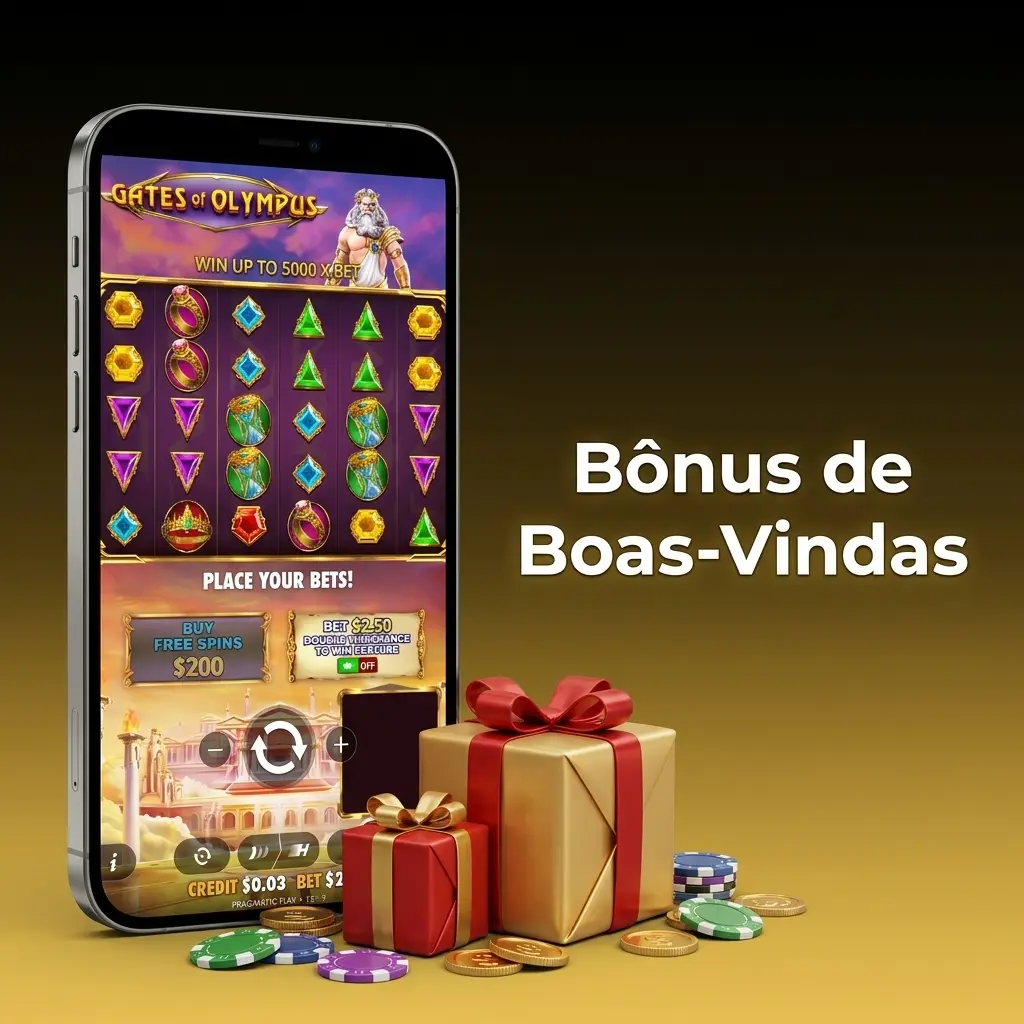 Bônus de boas-vindas em cassino online com depósito inicial para jogar Gates of Olympus com saldo extra